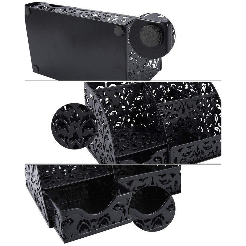 EasyPAG Office Accessories Desk Organizer Caddy with Drawer,Black