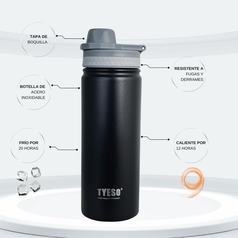 GIFTS & TOYS Termo Tyeso Acero Inoxidable con Tapa y