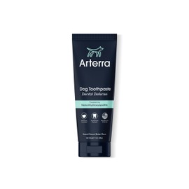 Remineralizing Dog Toothpaste – Vet-Grade, with Nano-Hydroxyapatite, Reverses Early-Stage Decay, Cleans Teeth, Reduces Tartar, Freshens Breath by Arterra Pet Science, Plant-Based, Natural Flavor, 3oz