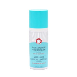 First Aid Beauty Micro Powder Exfoliant - Face Exfoliator with Vitamin C & Jojoba Beads - Ultra-Fine Face Scrub Revives Dull Skin, (2 oz)