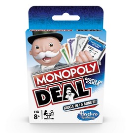 Hasbro Monopoly Deal E3113 Kartenspiel, italienische Version