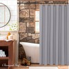 Biscaynebay Long Fabric Shower Curtain Liners 72" Width by 78"