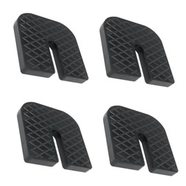 4 Pack Air Conditioner Shock Pads, Rubber Anti-Vibration Mat U-Shaped Isolator Silent Pads for Air Conditioner Outer Machine (6.8 x 6.9cm)