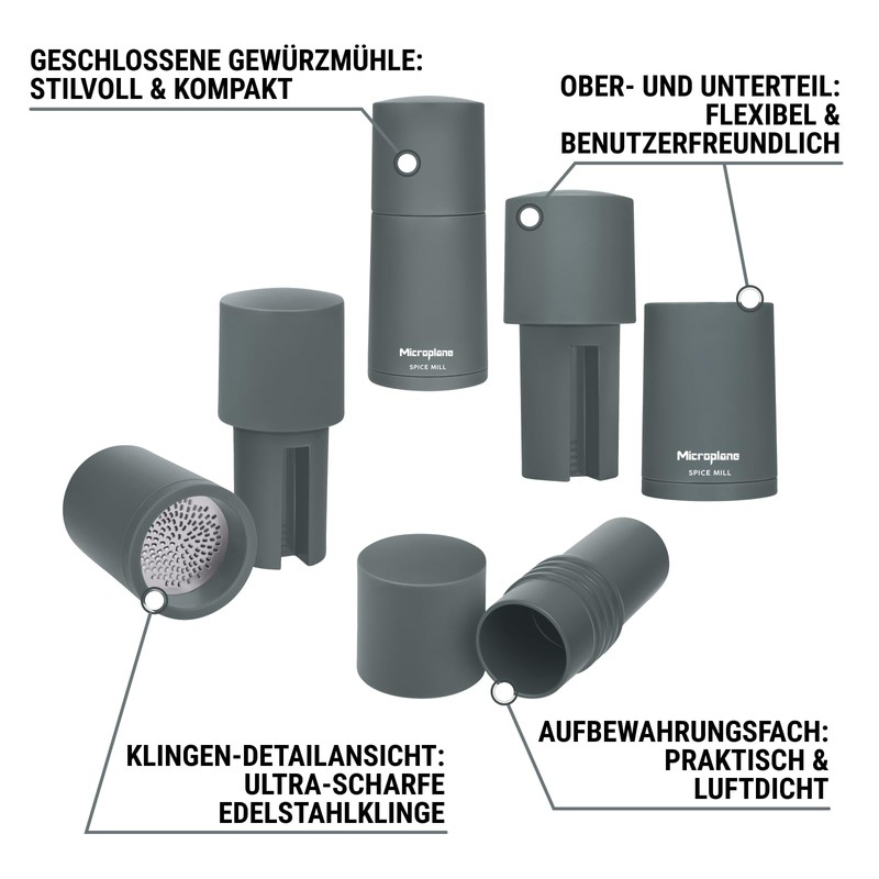 Microplane Spicemill Eucalyptus Green