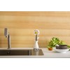 Vigar Flower Power Nylon Dish Brush with White Vase Holder,