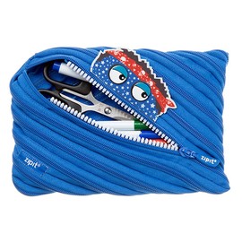 ZIPIT Talking Monstar Jumbo Pencil Case, Blue