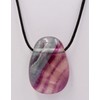 Taddart Minerals Colourful tumbled stone pendant made from natural gemstone
