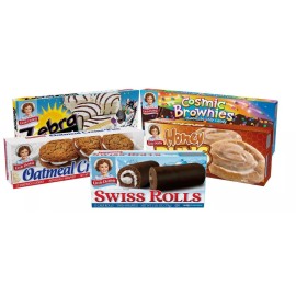 Little Debbie Variety Pack, 1 Box Each Of Zebra Cakes, Cosmic Brownies, Honey