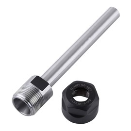 Er16 Collet Chuck Milling Extension Rod Metal C12-Er16-100L Collet Holder with Straight Shank CNC Milling Tool Extension Rotary Bar Useful