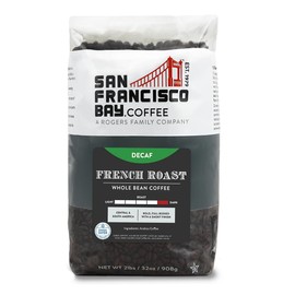 SAN FRANCISCO BAY Coffee DECAF French Roast Whole Bean 2LB (32 Ounce) Dark Roast Swiss Water Decaffeinated