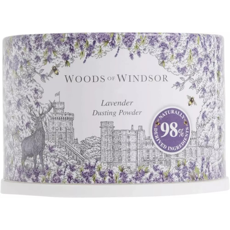 Woods of Windsor 여성용 퍼프가 포함된 우즈 오브 윈저 라벤더