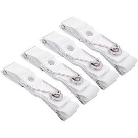 Clips Sujetadores de Colchas Ajustables, 4 Piezas, Fijadores Antideslizantes para Sábanas y Edredones, Sujeta Sábana de Cama para Hogar y Dormitorio