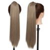 23" One Piece Wrap Around Ponytail Clip in Hair Extensions