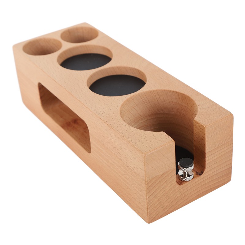 Wood Coffee Filter Tamper Holder Wooden Coffee Tamper Mat Stand