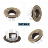 Qjaiune 3 Pack Bathroom Sink Overflow Trim Ring, Antique Bronze
