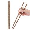 2 Pairs Training Chopsticks for Adults, Wooden Reusable AntiShaking Finger