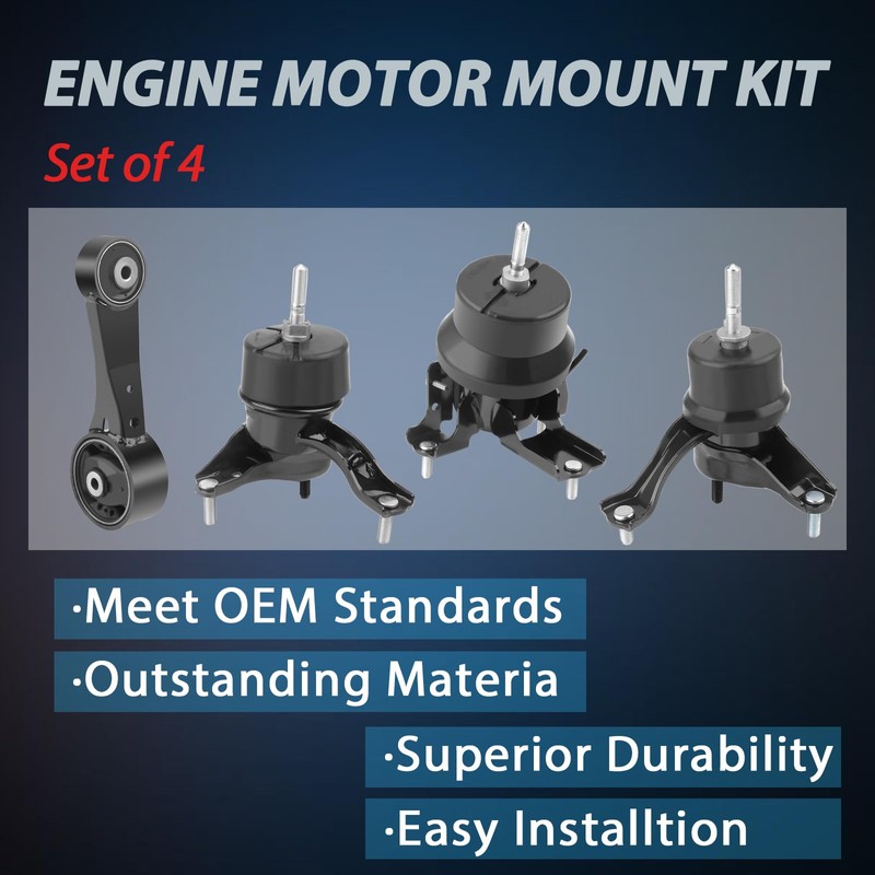 Vinomkii 4PCS Engine Motor Mount Set Compatible with Toyota Sienna
