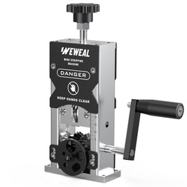 Manual Wire Stripper Machine, Upgraded 0.06"-1.18" Drill Powered Hand Crank Cable Stripping Machine, Portable Wire Peeler for DIY Cable Scrap Copper Recycling