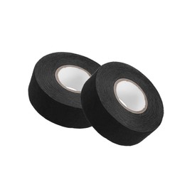 Motoforti 2 Pcs Muffler Tape, 1.2 Inch x 50 Ft Self Adhesive Exhaust Wrap Universal for Automobile Electrical Harness Wrap Noise Protection Polyester Black Long-lasting