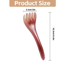 6Pcs Guasha Scraping Massage Tool, Muscle Relaxation Five-Claw Head Scraping,Manual Scalp Massagers, Protable Massage Tools for Head Hair Body SPA (colorful)