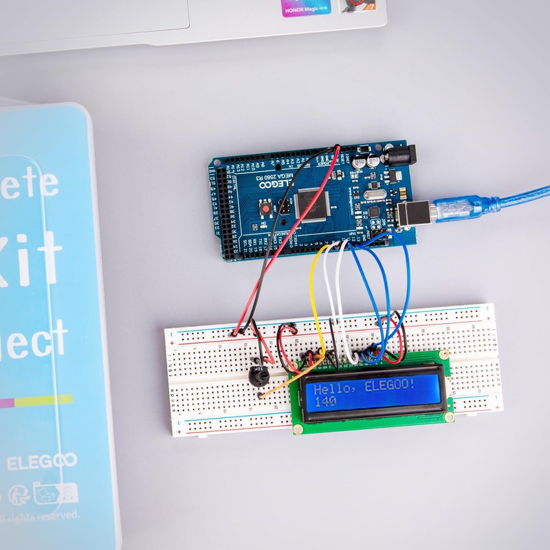 ELEGOO Breadboard Kit 830 2 Tie Points & 2 400