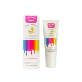 CRAZY LIBERTY Permanent Hair Dye for Dogs and Horses, 4 oz Tube. (Magenta)