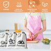 Potato, Onion, Garlic Storage Bag Set of 3 Breathable Bags,