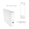 Elegant Folder Spine Labels for Sliding in Marble Design for