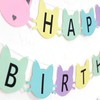 Pancarta de cumpleaños de gato, pancarta de primer cumpleaños de