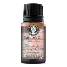 Cinnamon Orange Clove Fragrance Oil 10ml for Holiday Diffuser Oils, Making Soap, Candles, Lotion, Home Scents, Linen Spray and Lotion