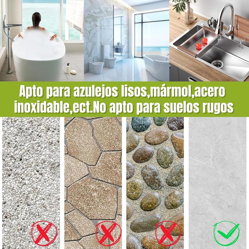 Hopeway 4 PCS Tapón de Silicona para Desagüe de Suelo,Gris