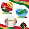 Skylety 120 Pcs Happy Juneteenth Rubber Bracelets Silicone Freedom Day