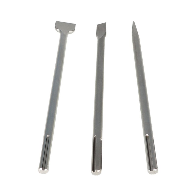 kimllier 3Pcs Chisel Set 16 Inch Chisel Bit-Masonry Drill Bits