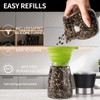 Premium Salt and Pepper Grinder Set of 2, 6 oz