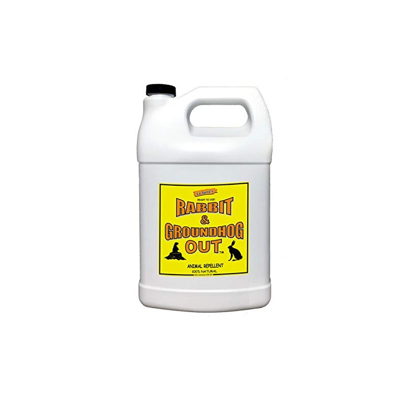 Rabbit & Groundhog Repellent: Rabbit Out 1 Gallon Ready-to-Use- Refill