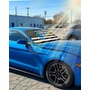 B&W American Flag Car Windshield Sun Shade Compatible with Ford