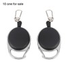 60cm Nylon Wire Rope Retractable Key Chain Stretching Keys Clasp