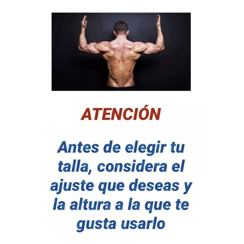 MTX Faja Para Levantamiento Peso Muerto Soporte Lumbar Gym