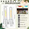 Rossesay 12 Pcs S14 Bulbs for Outdoor String Lights 1.5