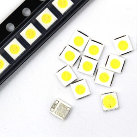 GuuYebe 100pcs 3V High Power LED Backlight 3030 lamp Beads for Tv 1.8W 97-100LM LCD TV Lamp Beads 3V SMD Cool White Application