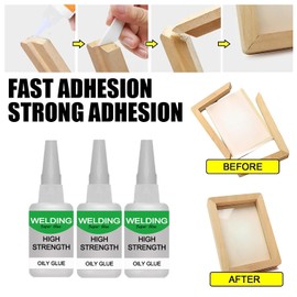 Welding Glue, Multifunctional Glue, Welding High-Strength, Universal Super, Instant Bonding, Strong Adhesion, 50g.4pcs