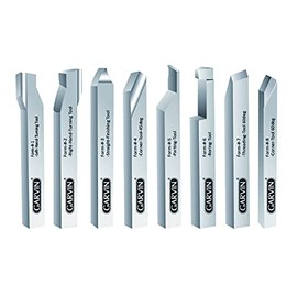 HHIP 2006-9028 1/2 X 4" 8 Piece High Speed Steel Lathe Turning Tool Set