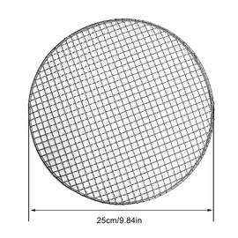 Eagles Round Grill Grates, 25cm/9.8", 304 Stainless Steel Cooking Rack Barbecue Grilling Grate Cross Wire Steaming Cooling Barbecue Rack/Carbon Baking Net/Grill/Pan Grate