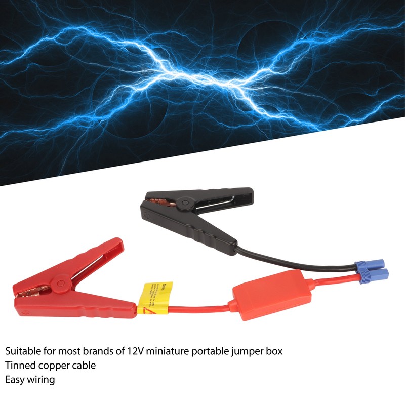 Jump Starter Cable Multifunctional 10 AWG Portable Anti Reverse Charging