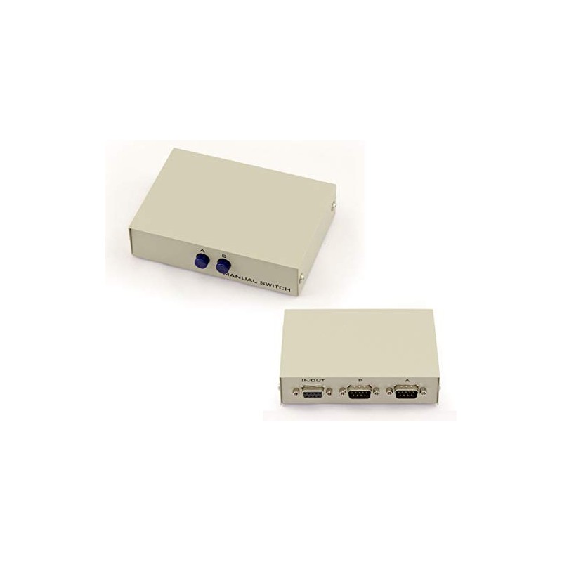 KALEA-INFORMATIQUE RS232 Serial Sharing Box RS-232 Switch with 2 Ports