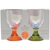 Flamefield T0186M Party Bella Acrylic Wine Goblets - Pack of