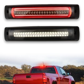 ZDEERAOTO Smoked Lens LED 3rd Third Brake Light Replacement for Chevy Colorado Canyon 2015-2023 Pickup Trucks,Roof Cargo Light Center High Mount Stop Lamp Smoked Lens (SMOKED)
