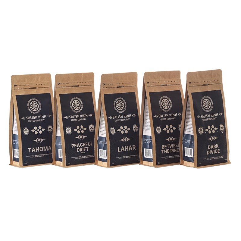 Salish Kinh Whole Bean Coffee | Dark Lahar | 12