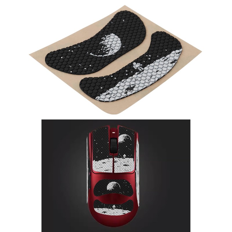 EMSea 1 Set Non-Slip Mouse Grip Tape Stickers Compatible with