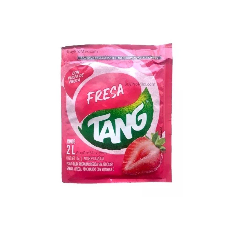Tang 12-Pk TANG Fresa/Tang Strawberry Flavored Powdered Drink Mix 13g/.45oz